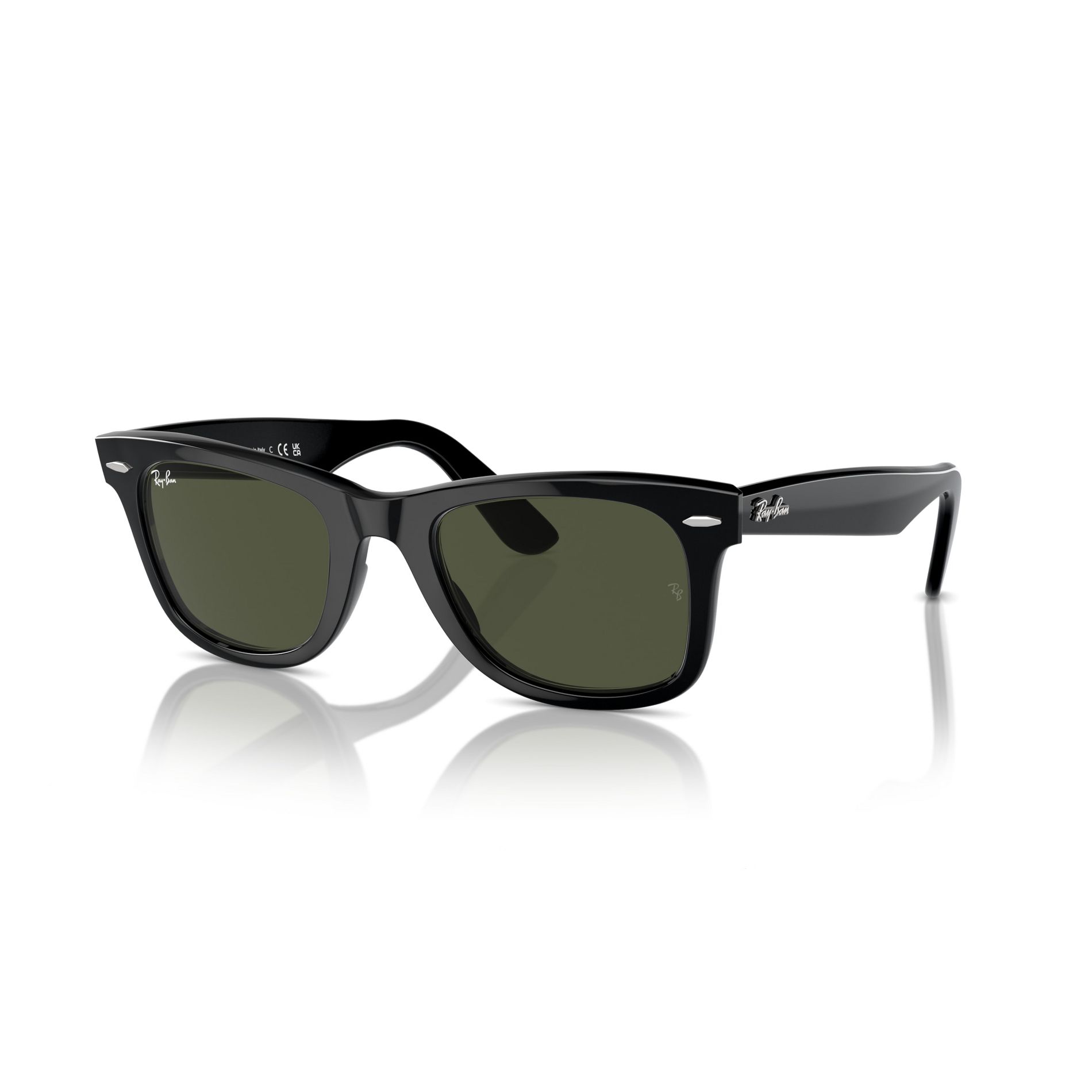 Ray-Ban Original Wayfarer RB2140 54mm Gender Neutral Square Sunglasses G-15 Green Lens