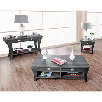 Arcana Gray Contemporary Occasional Tables Collection  - HOMES: Inside + Out