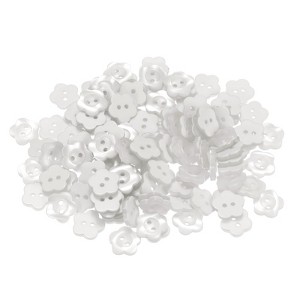 Unique Bargains Resin 2-Hole Craft Replacement Flower Sewing Buttons 150 Pcs - 1 of 4