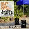 SereneLife 10x20 ft. Pop-Up Shelter for Outdoor Events with UV Protection, Steel Frame, Easy Setup—Blue - 4 of 4
