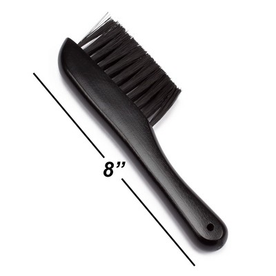 Black Nylon 2-Piece Billiard Pool Table Brush Set