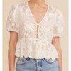 Women's Xena Tie Detail Top - LUCY PARIS - 2 of 4