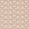 18"x18" Polyester Insert in Silk Peacocks Fawn Square Throw Pillow Beige/White - Skyline Furniture: Indoor Cotton Cover, Hidden Zipper - 3 of 4