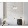 Elegant Lighting Sydney 3 light Polished nickel Pendant Clear Royal Cut Crystal - 4 of 4