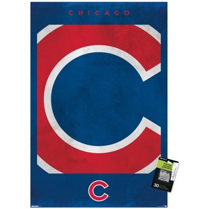 Trends International MLB Chicago Cubs - Logo 25 Unframed Wall Poster Prints - 1 of 4
