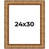 PosterPalooza | Modern Shadow Box 1" Depth Gold Picture Frame - UV Acrylic, Backing, Hanging Hardware - 2 of 4