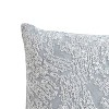 12"x20" Oversize Boucle Metallic Lumbar Throw Pillow White/Gray - VCNY Home: Textured, Removable Cover - 3 of 4