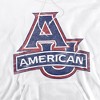 American University Official Distressed Primary Logo Adult Pull-Over Hoodie - 2 of 4