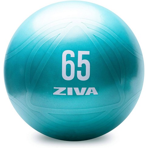 Ziva Anti-burst Core Exercise Ball - Turquoise Blue (65cm) : Target