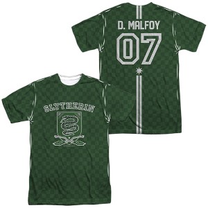 Men's Harry Potter Malfoy Sweater (Front Back Print) Short Sleeve Costume T-Shirt - 1 of 4