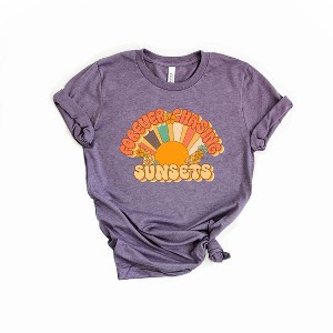 Simply Sage Market Women's Retro Forever Chasing Sunsets Short Sleeve Graphic Tee - 1 of 2