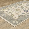 Captiv8e Designs Lorelei Traditional Ivory/Blue Wool Rug - 2 of 4