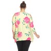 Plus Size Floral Printed Cold Shoulder Tunic - 3 of 4