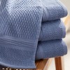 Market & Place 4-Piece Cotton Textured Quick Dry Bath Towel Set - 4 of 4