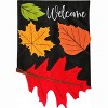 Falling Leaves Burlap Fall Garden Flag 18" x 12.5" Briarwood Lane - 3 of 4