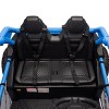 TopComfy Baby Walkers Two Seater Kids Ride On Car Large Seat Width Four Wheel Suspension Rear Storage Space for Kids, Blue, 43.7"*25"*15.16" - 4 of 4