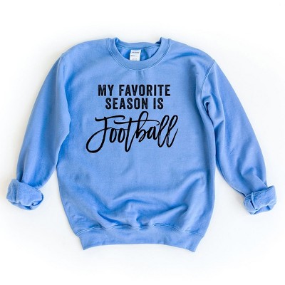 Simply Sage Market Women's Graphic Sweatshirt My Favorite Season Is Football