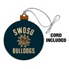 Southwestern Oklahoma State University Bulldogs Logo Wood Christmas Tree Holiday Ornament - 2 of 4