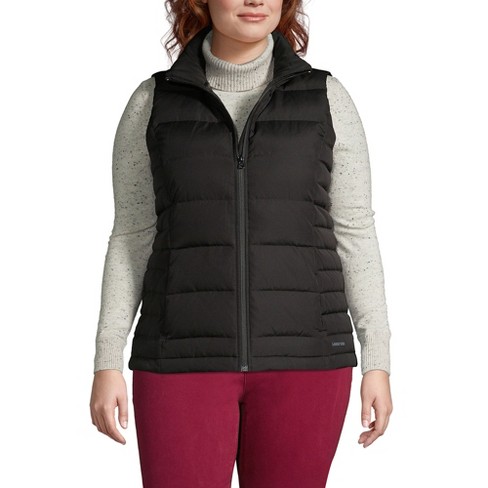 Lands end womens puffer vest sale