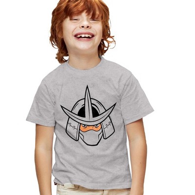 Teenage Mutant Ninja Turtles Shredder Angry Kids T Shirt For Youth, Athletic Heather