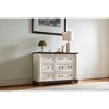 Mshliw 47" 6 Drawer Dresser, Rustic Wooden Chest of Drawers with Two-Tone Finish, Storage Organizer for Bedroom or Living Room - 3 of 4