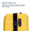 3 Piece Expandable Luggage Set, Hardshell Luggage Sets with Spinner Wheels & TSA Lock, Lightweight Carry on Suitcase - 4 of 4
