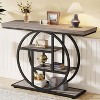 Hommoo 41.3" Industrial 4-Tier Console Table - 4 of 4