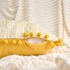 REGALWOVEN Fade-Resistant Chenille Boho Decorative with Pom-poms Throw Pillow Covers 2 Pcs - 3 of 4