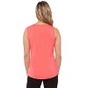 Rekucci Women's Soft Jersey Knit Sleeveless Tank Top – Casual & Versatile Everyday Wear - 3 of 3