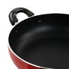 Better Chef 10 Inch Red Aluminum Deep Frying Pan with Glass Lid - 4 of 4