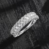 Ross-Simons 0.50 ct. t.w. Diamond Basketweave Ring in 14kt White Gold - 4 of 4