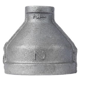 Pipe Decor 2 in. x 1/2 in. Black Reducing Coupling - 1 of 4