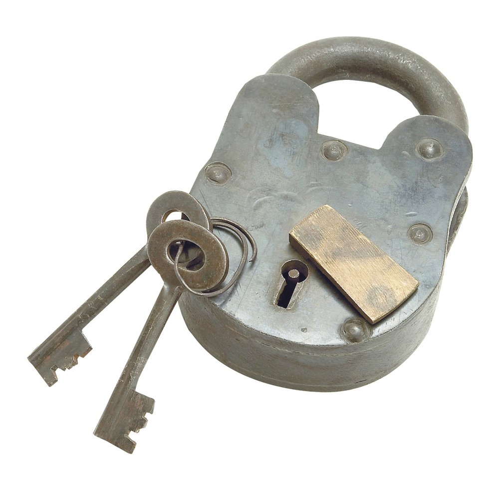 UPC 758647011001 product image for Industrial Arts Brass and Metal Vintage Lock and Keys (3