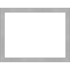 Amanti Art 21"x27" Vista Brushed Nickel Narrow Framed Magnetic Dry Erase Board - 1 of 4