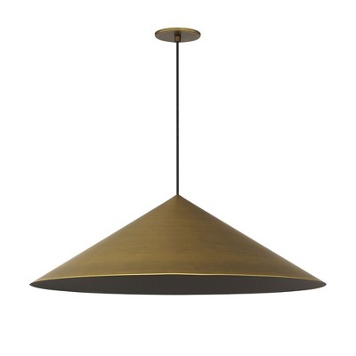 ET2 Lighting Pitch 1 - Light Pendant in  Antique Brass