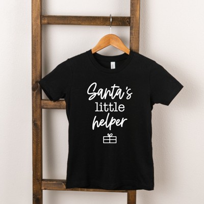 The Juniper Shop Santa's Little Helper Toddler Short Sleeve Tee