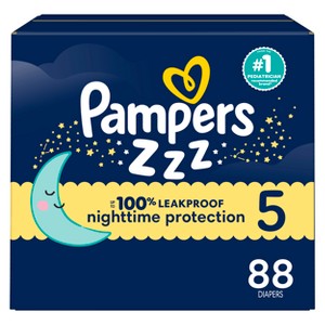 Pampers Swaddlers Overnight Diapers - 1 of 4
