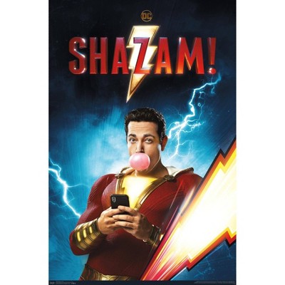 22.375" x 34" DC Comics Movie - Shazam - Chill Unframed Wall Poster Print - Trends International: Zachary Levi, Asher Angel