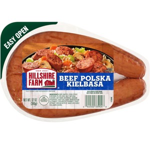 Hillshire Farm Beef Polska Kielbasa Smoked Sausage Rope - 12oz - 1 of 4