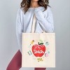 Teach Apple Watercolor - Canvas Tote - 3 of 3