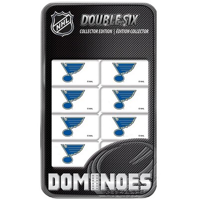 MasterPieces Officially Licensed NHL St. Louis Blues 28 Piece Dominoes Game for Adults