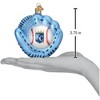 Old World Christmas Blown Glass Ornament for Christmas Tree, Kansas City Royals Mitt - 3 of 3