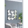 VYNXARIA 35.6" in Eclectic Styling Metal Beaded Black Wall Mirror with Contemporary Design for Bedroom,Liveroom&Entryway - 3 of 4