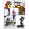 Women's Snow Boots, Women Waterproof Mid Calf, Anti-slip Outdoor Warm Duck Boot for Winter - 4 of 4