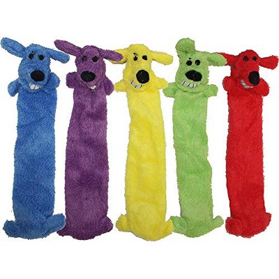 Multipet ternational DMP Loofa Light-Weight Unstuffed Plush Dog Toy