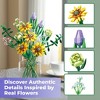 Contixo BK04 Sunflower Bouquet Floral Collection Building Block Set - 975 PCS - 3 of 4