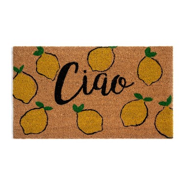 "CIAO" DOORMAT  - Multicolored - Shiraleah