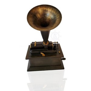 HomeRoots c1901 Edison Standard Phonograph Replica Sculpture - 1 of 4