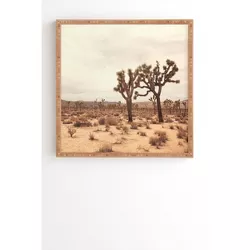 30" x 30" Catherine McDonald California Joshua Trees Framed Art - Deny Designs