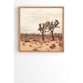 Catherine McDonald California Joshua Trees Framed Art - Deny Designs